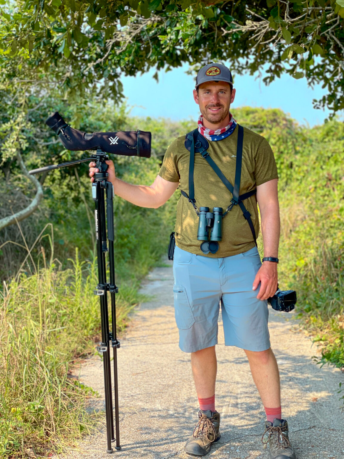 Portrait of the owner of Native Birding Tours